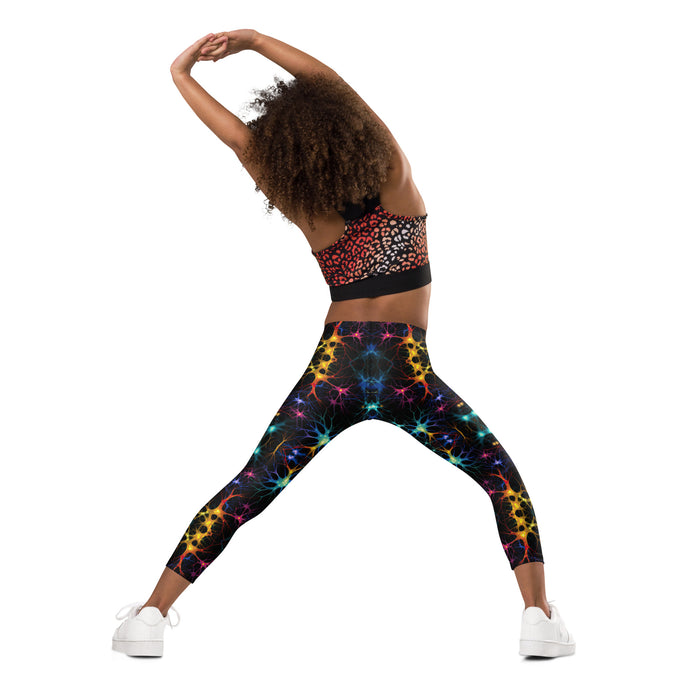 These soft Kid's Leggings with an elastic waistband are just perfect for active kiddos. The graphics will never lose their color intensity, so youngsters can feel free to run around and get messy in these leggings.