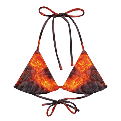 This bikini top is soft, made of UPF 50+ polyester, eco-friendly and comfortable