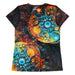 Women's athletic t-shirt with crew neck and vibrant design