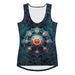 Women's Tank Top with round neckline, wide straps and a science-inspired design.