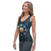 Women's Tank Top with round neckline, wide straps and a science-inspired design.
