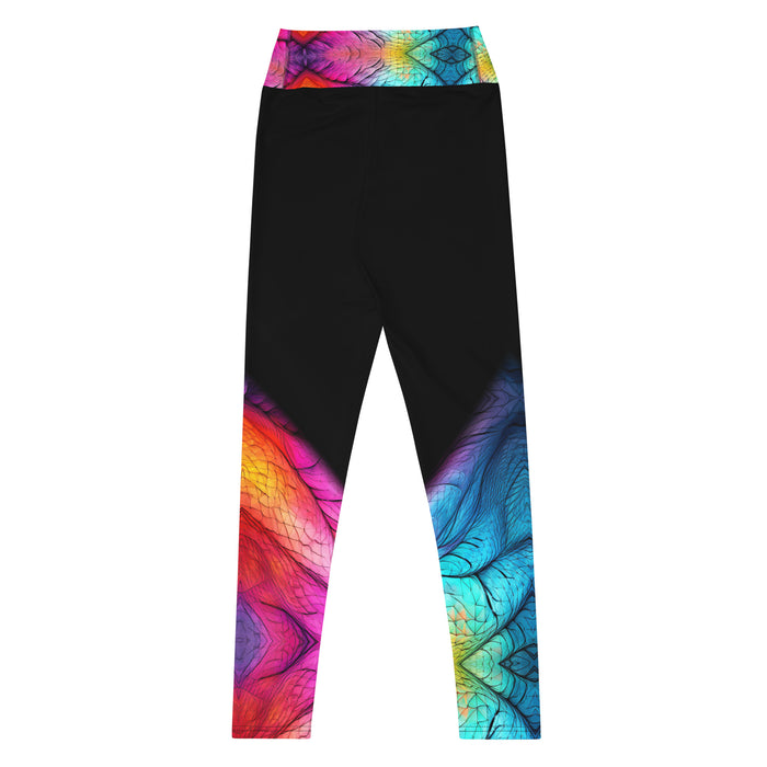 Yoga Leggings: Essential for Any Activewear Collection - Stretchy, Soft Microfiber Yarn, UPF 50+ for Ultimate Comfort