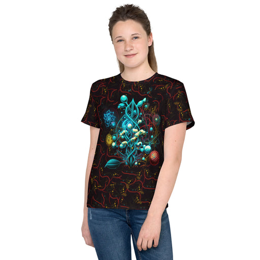 Youth T-shirt for young people with a unique design inspired by science