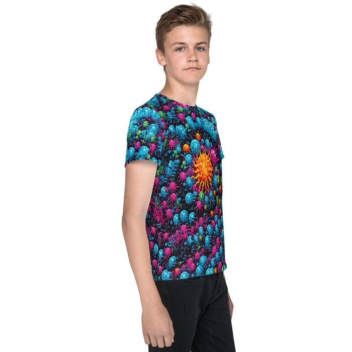 Youth T-shirt for young people with a unique design inspired by science