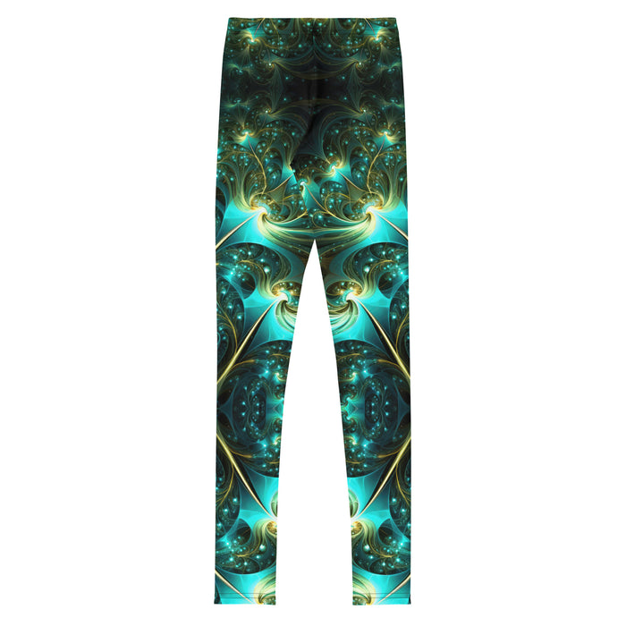 Youth Leggings in vibrant and trendy desings that youngers will appreciate. The soft leggings will last for a long time thanks to their durable fabric.