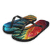 Flip-Flops with a science-inspired design and vibrant colors combining style and functionality for casual and relaxed summer looks.